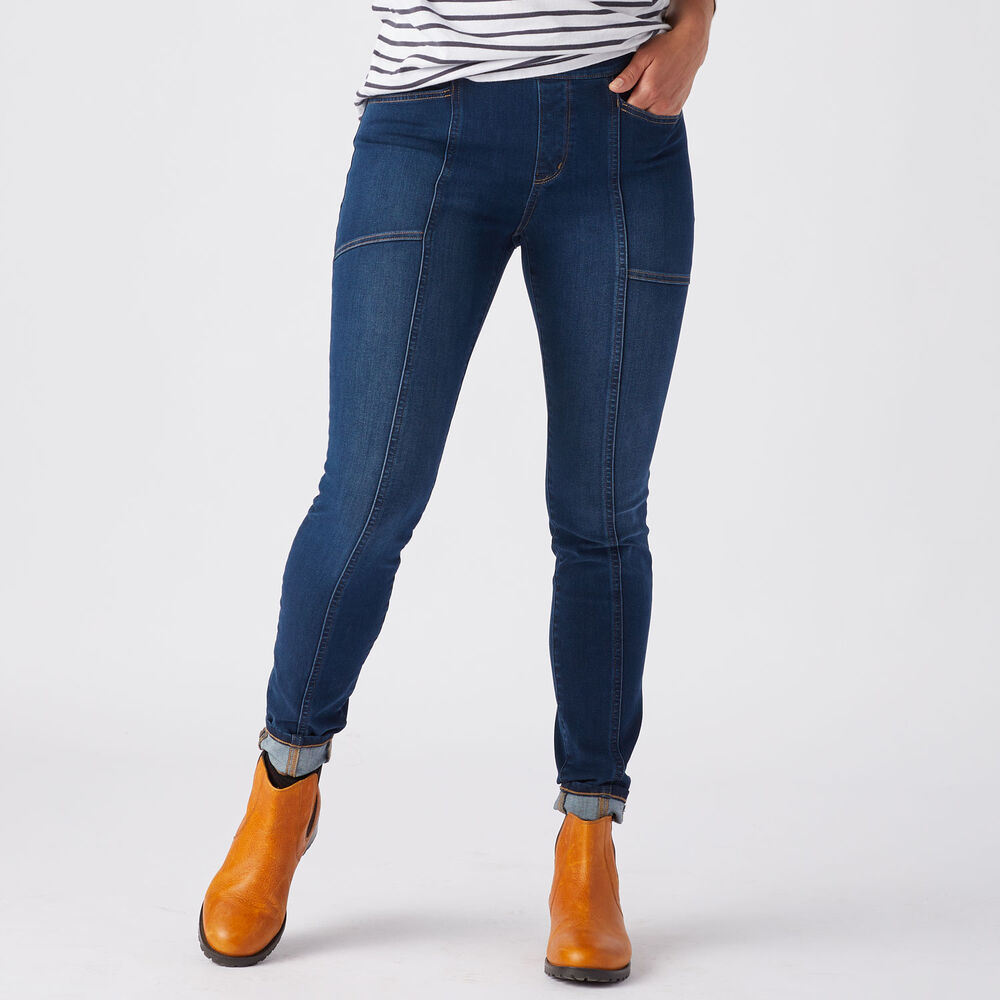 Women's Jean-Netics Pull-On Skinny Jeans Main Image