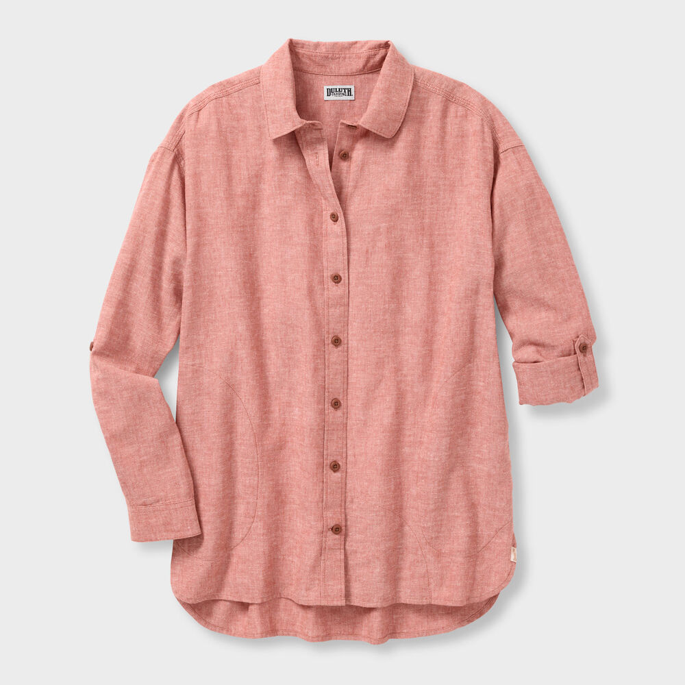 Women's Plus Artisan Hemp Overshirt Main Image