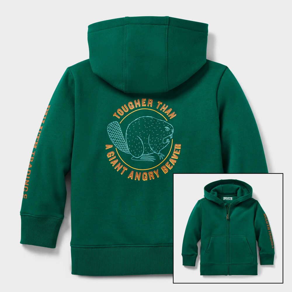 Kids' Fleece Logo Full Zip Hoodie Main Image