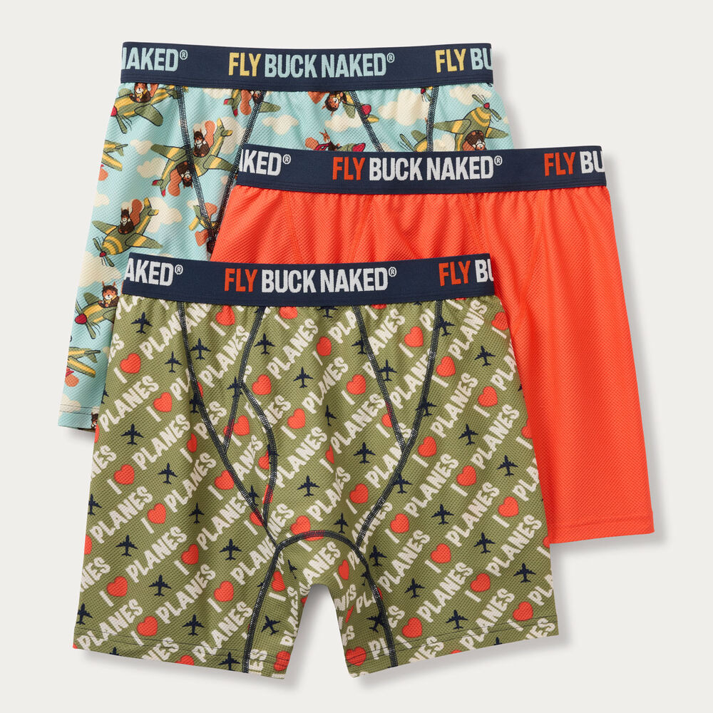 Men's Buck Naked Boxer Briefs Event 3-Pack 3E1 SM Main Image