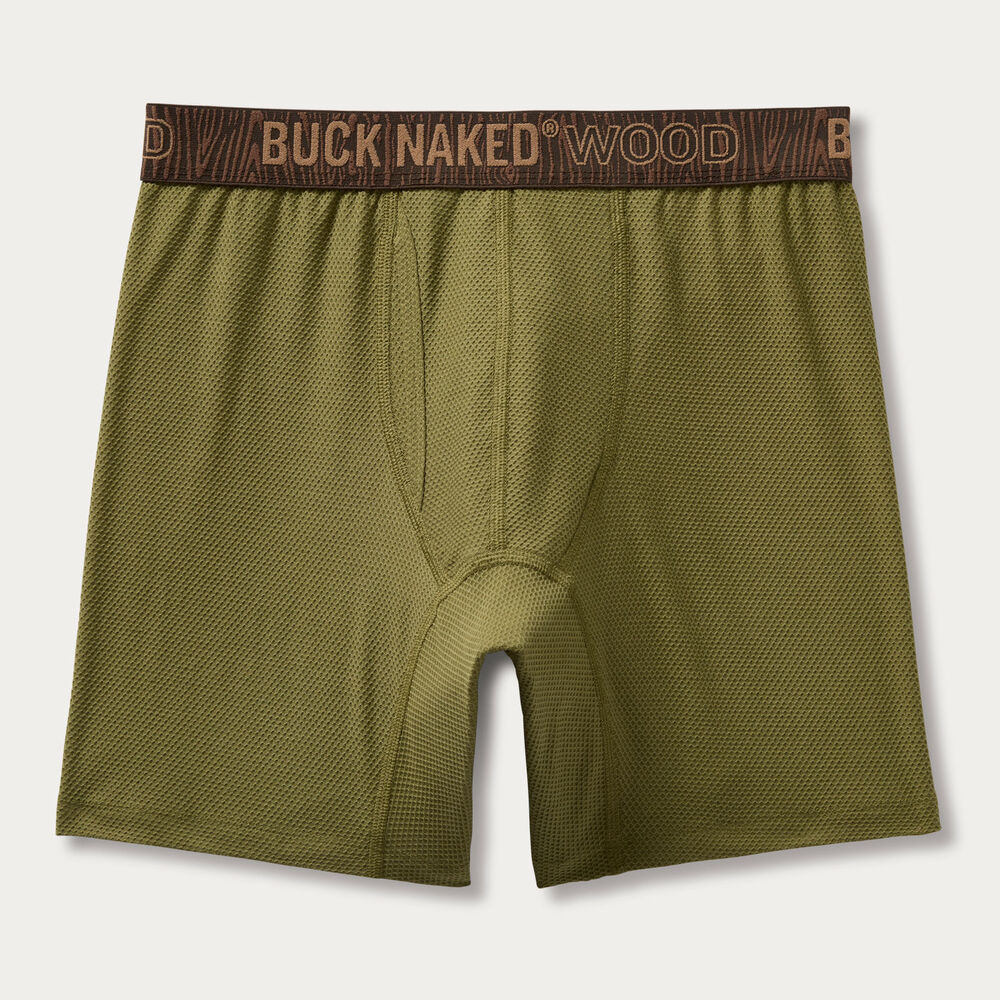 Men's Buck Naked Wood Boxer Briefs Main Image