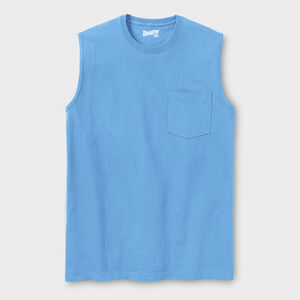 Men's Longtail T Standard Fit Sleeveless Pocket Crew