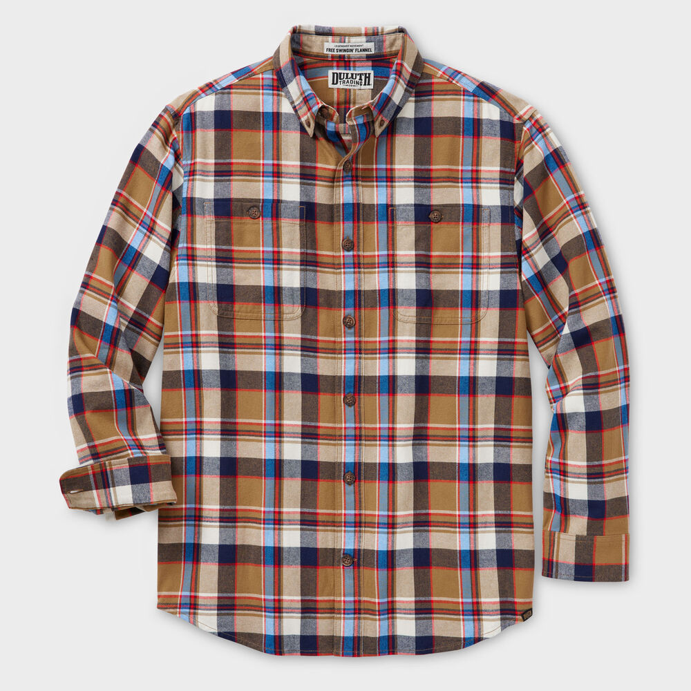 Men's Free Swingin' Flannel Relaxed Fit Shirt Main Image