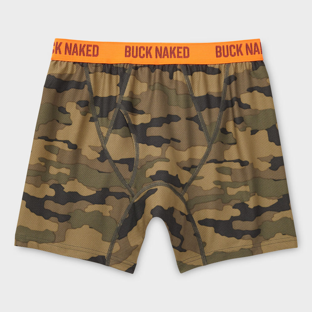 Men's Buck Naked Pattern Boxer Briefs Main Image