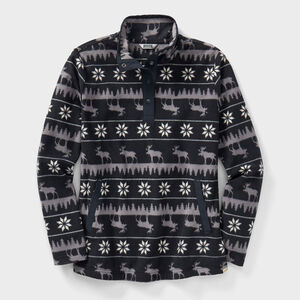 Women's Plus Doubleback Printed Fleece Pullover