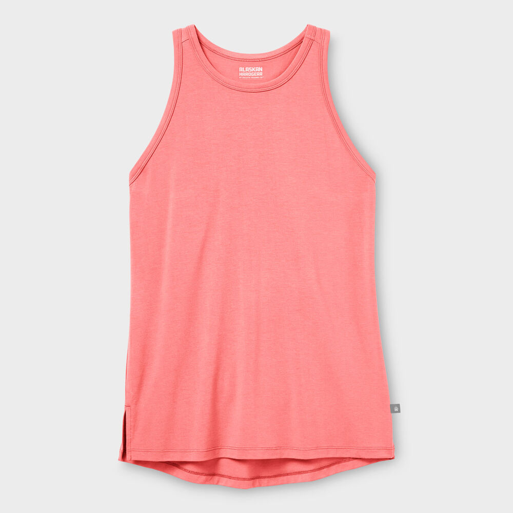 Women's Plus AKHG Renew Bamboo Racerback Tank ACN 3X Main Image