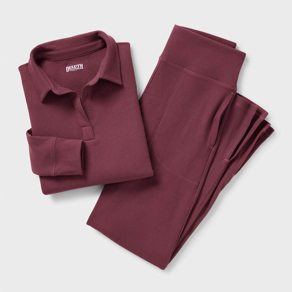 Women's Plus Dang Soft Rib Sleep Set Main Image