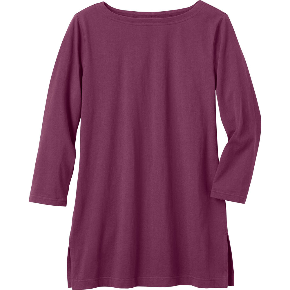 Women's Lightweight Longtail T 3/4 Sleeve Tunic Main Image