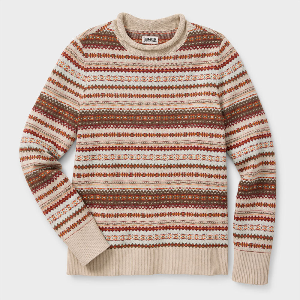 Women's Shore Leave Fair Isle Sweater CAX XSM Main Image