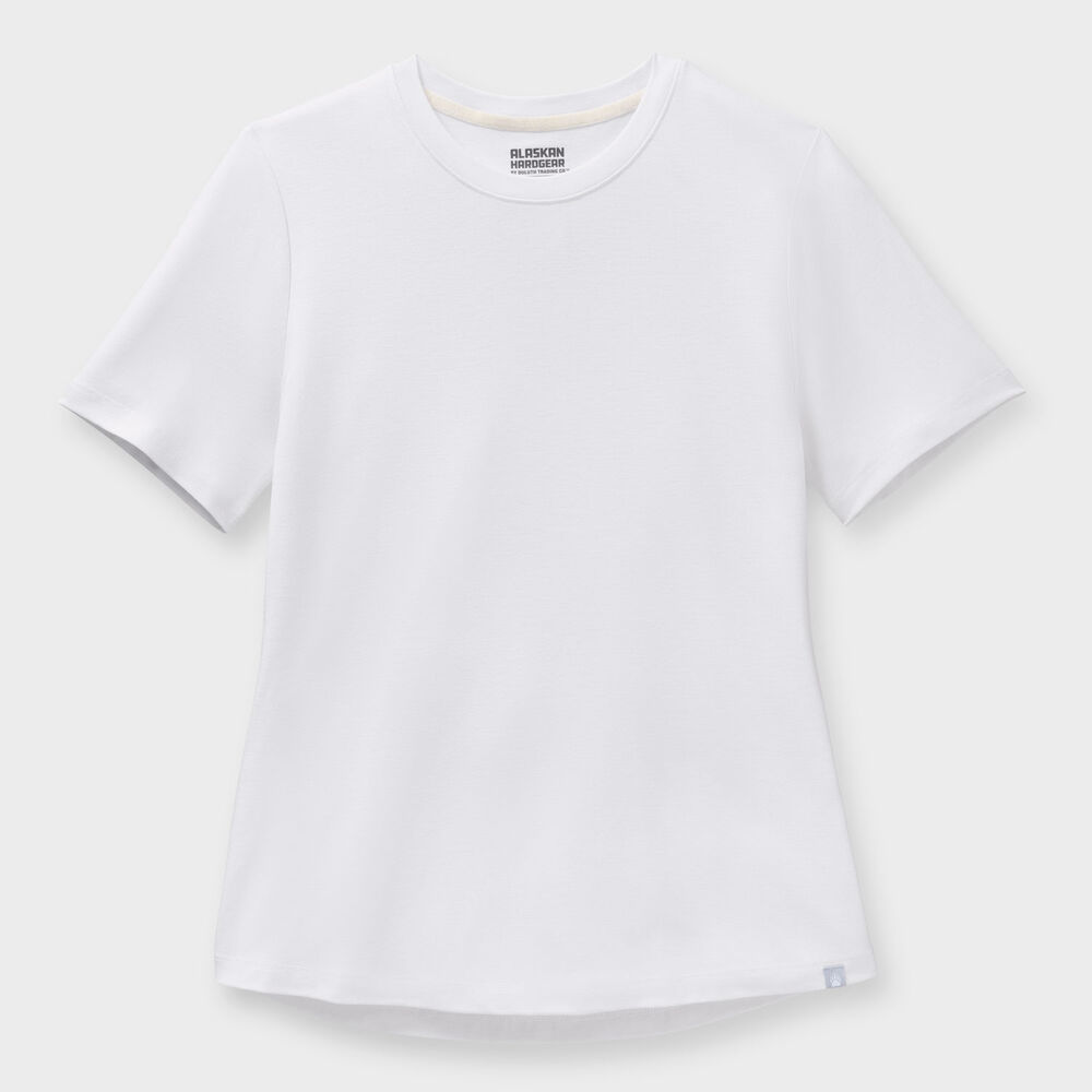 Women's AKHG Plus Renew Bamboo Crewneck Short Sleeve Tee Main Image