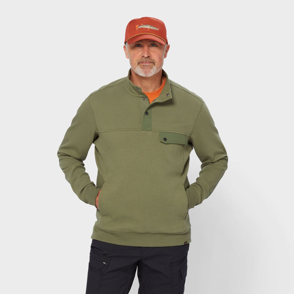 Men's AirLoc Snap Neck Pullover Main Image