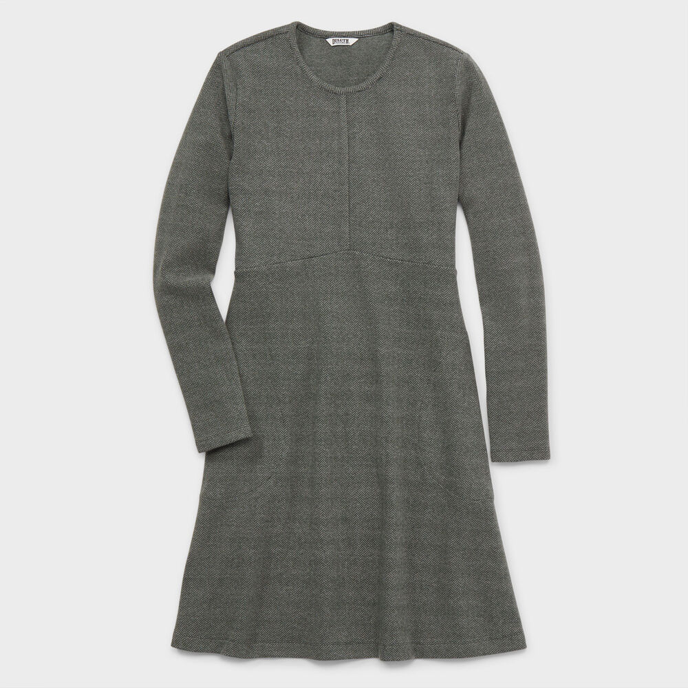 Women's T-Shirt Flannel Long Sleeve Dress Main Image