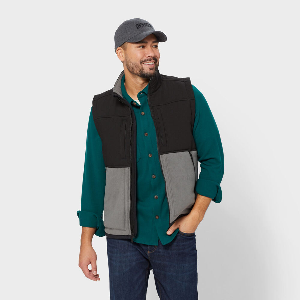 Men's Bear Hide Fleece Vest Main Image