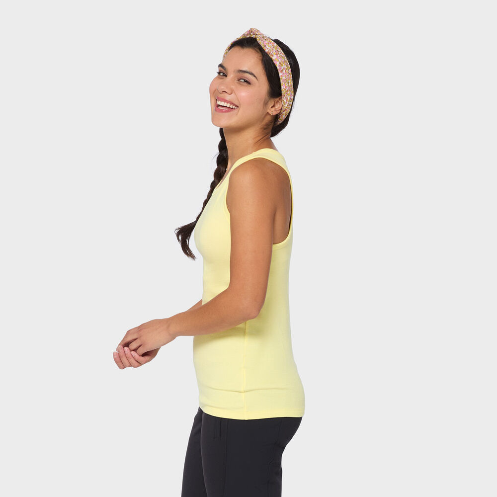 Women's No-Yank Luxe Rib Racerback Tank Main Image