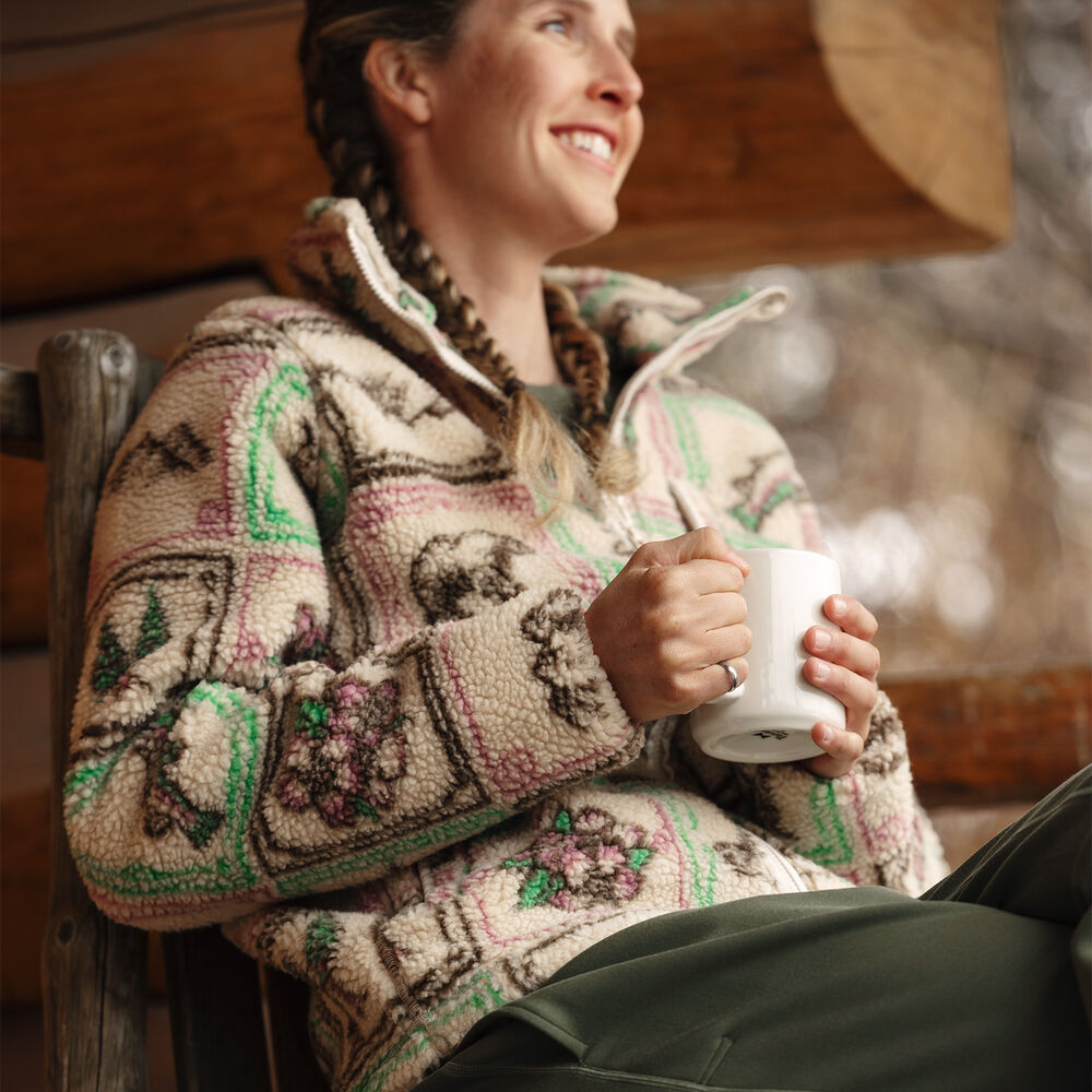Women's AKHG Kindler Pile Fleece Full Zip Jacket Main Image