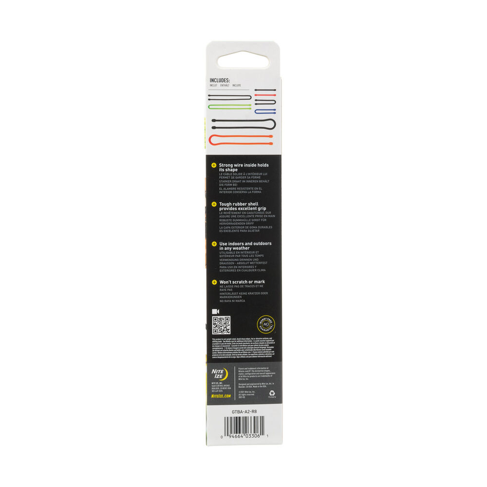 NiteIze Gear Tie Assorted - 8 Pk. Main Image