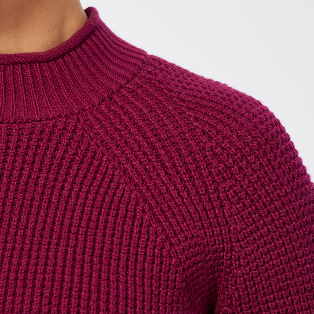 Women's Heritage Waffle Stitch Mockneck Sweater Main Image