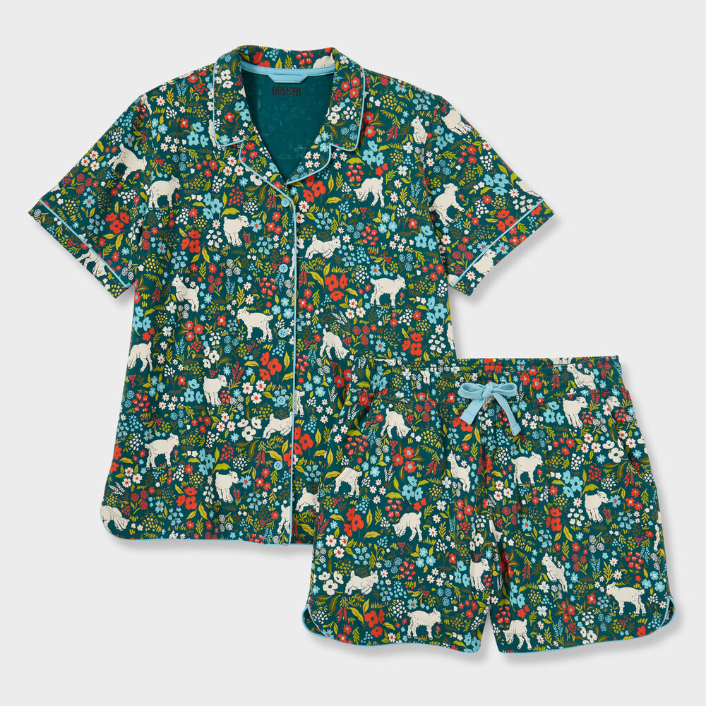 Women's Cotton Knit Printmaker Pajama Set Main Image