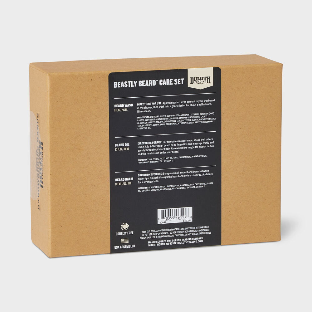 Duluth Trading Beastly Beard Care Gift Set Main Image