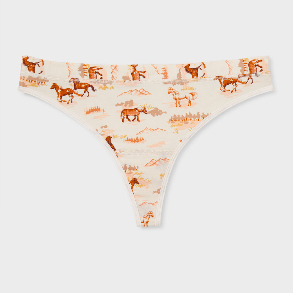 Women's Dang Soft Mid Rise Thong Main Image