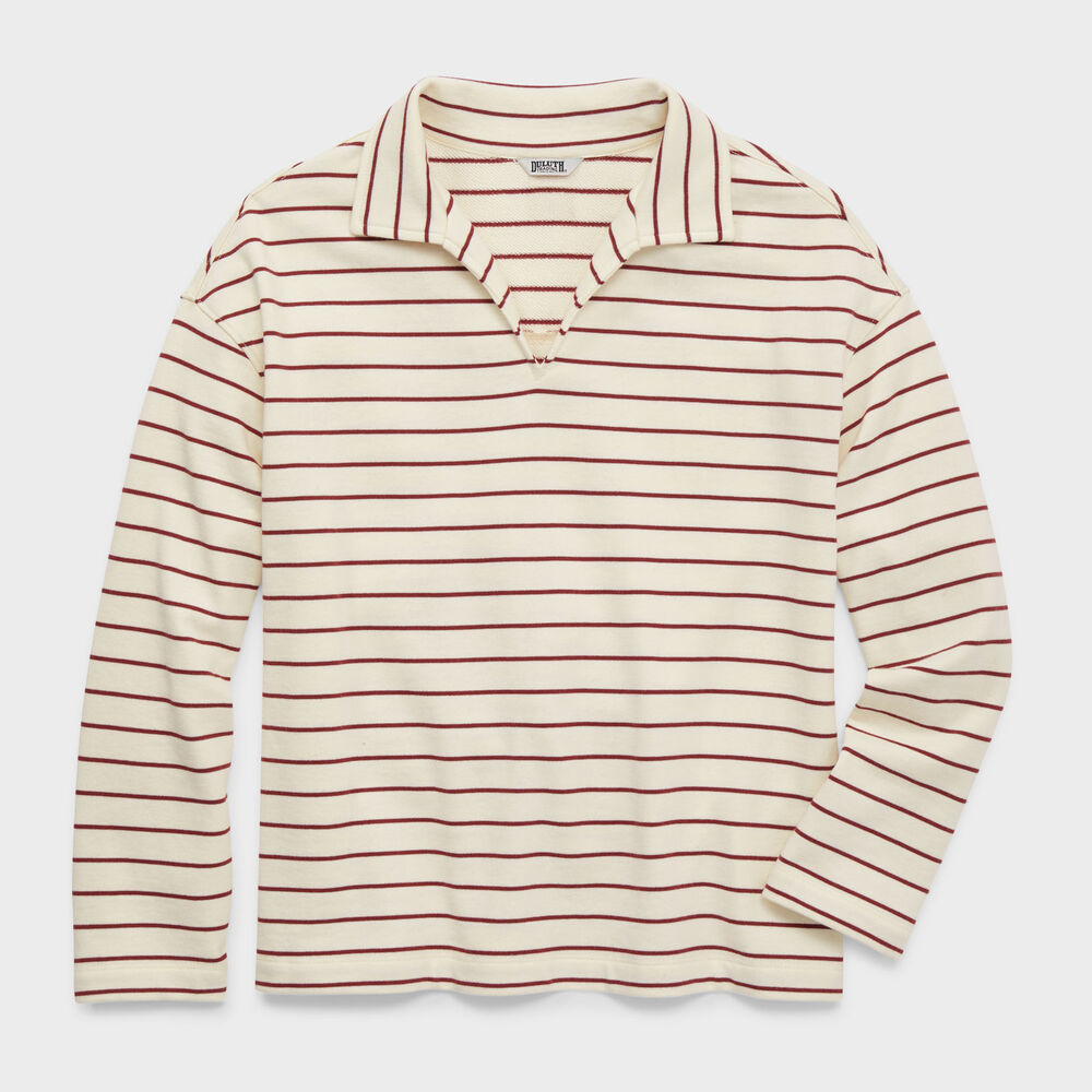 Women's Canal Park Terry Collared Long Sleeve RWZ XXL Main Image