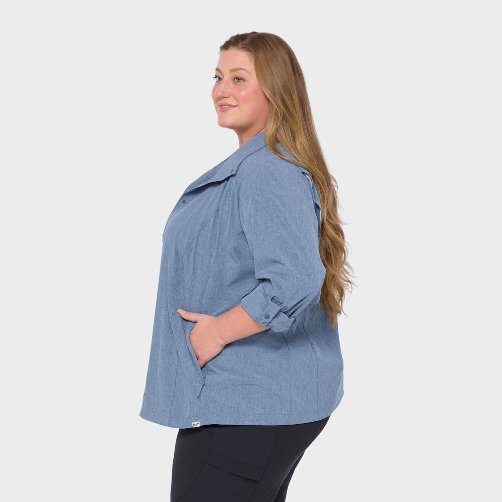 Women's Plus Sol Survivor Sun Protection Shirt Jac Main Image