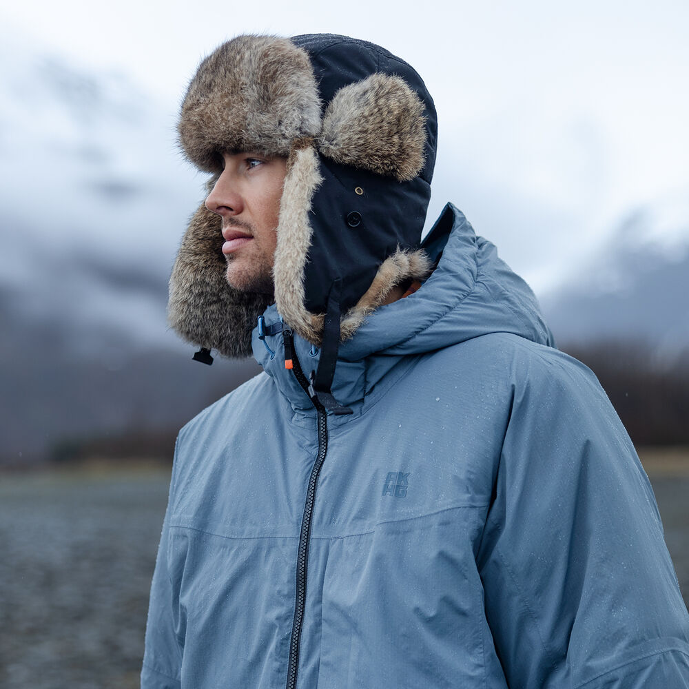 AKHG Ushanka Fur Trapper Hat Main Image