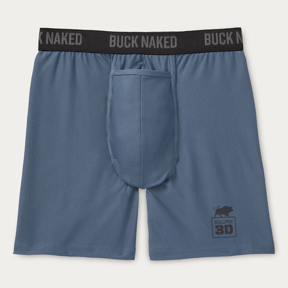 Men's Buck Naked Bullpen 3D Boxer Briefs Main Image