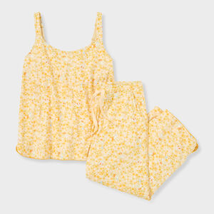 Women's Cotton Knit Printmaker Tank & Capris Sleep Set