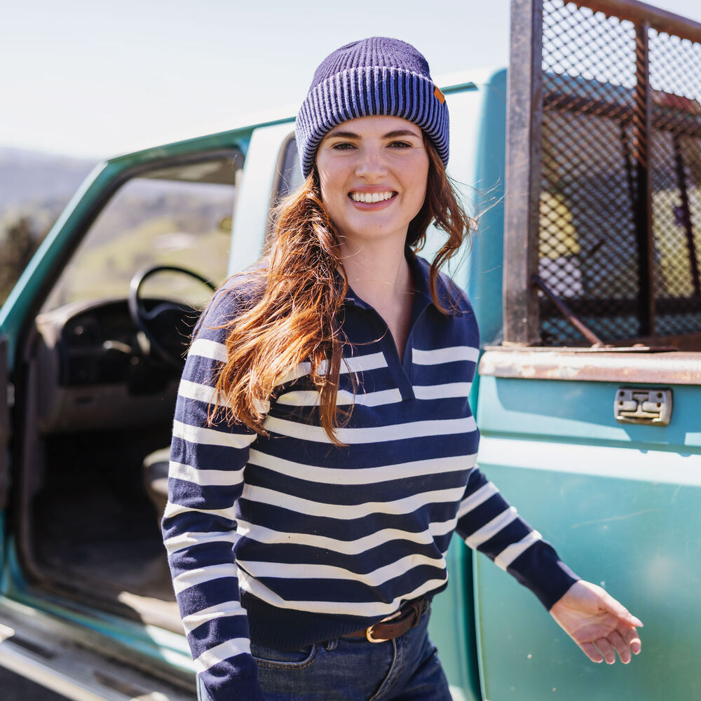 Women's Shiftless Collared Pullover Sweater Main Image
