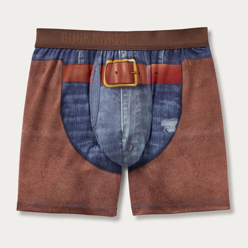 Men's Buck Naked Smooth Boxer Briefs Main Image
