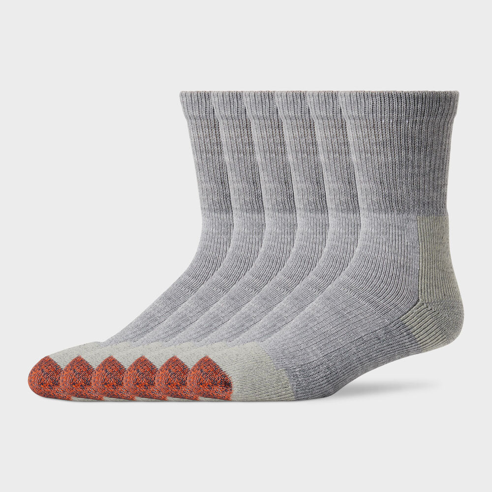 Men's Everyday 6-Pack Midweight Crew Socks Main Image