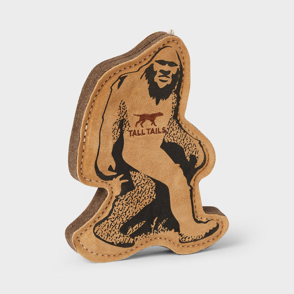Tall Tails Big Foot Leather Dog Toy Main Image