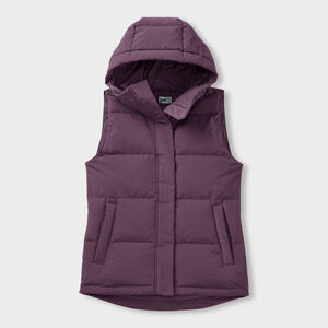Women's Ruffer Puffer Hooded Down Vest