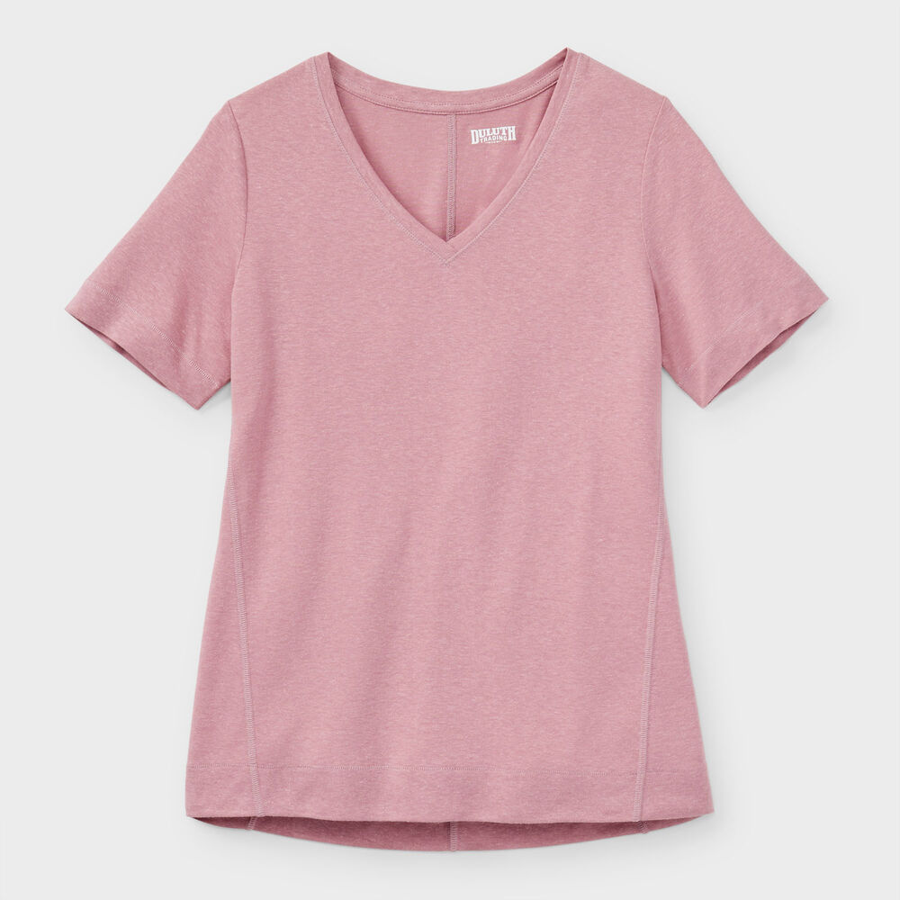 Women's Hemp Knit Short Sleeve Tee Main Image