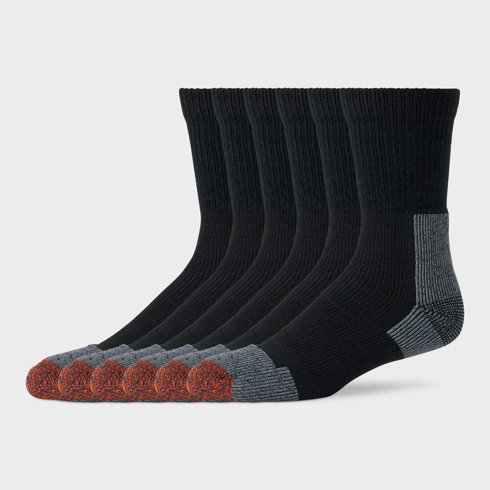 Men's Everyday 6-Pack Midweight Crew Socks Main Image