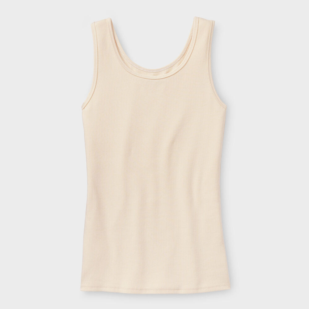 Women's No-Yank Rib Tank Main Image