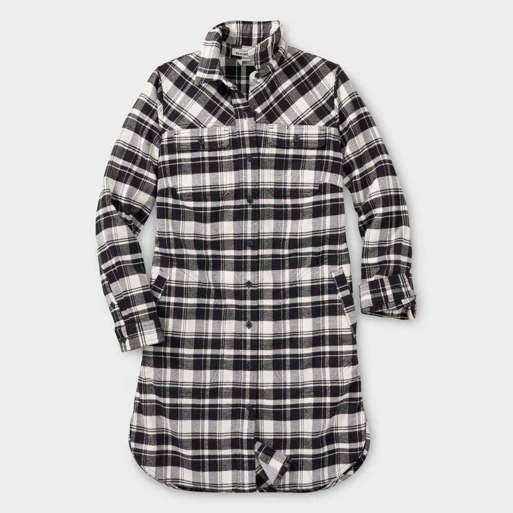 Women's Plus Folklore Flannel Duster Main Image