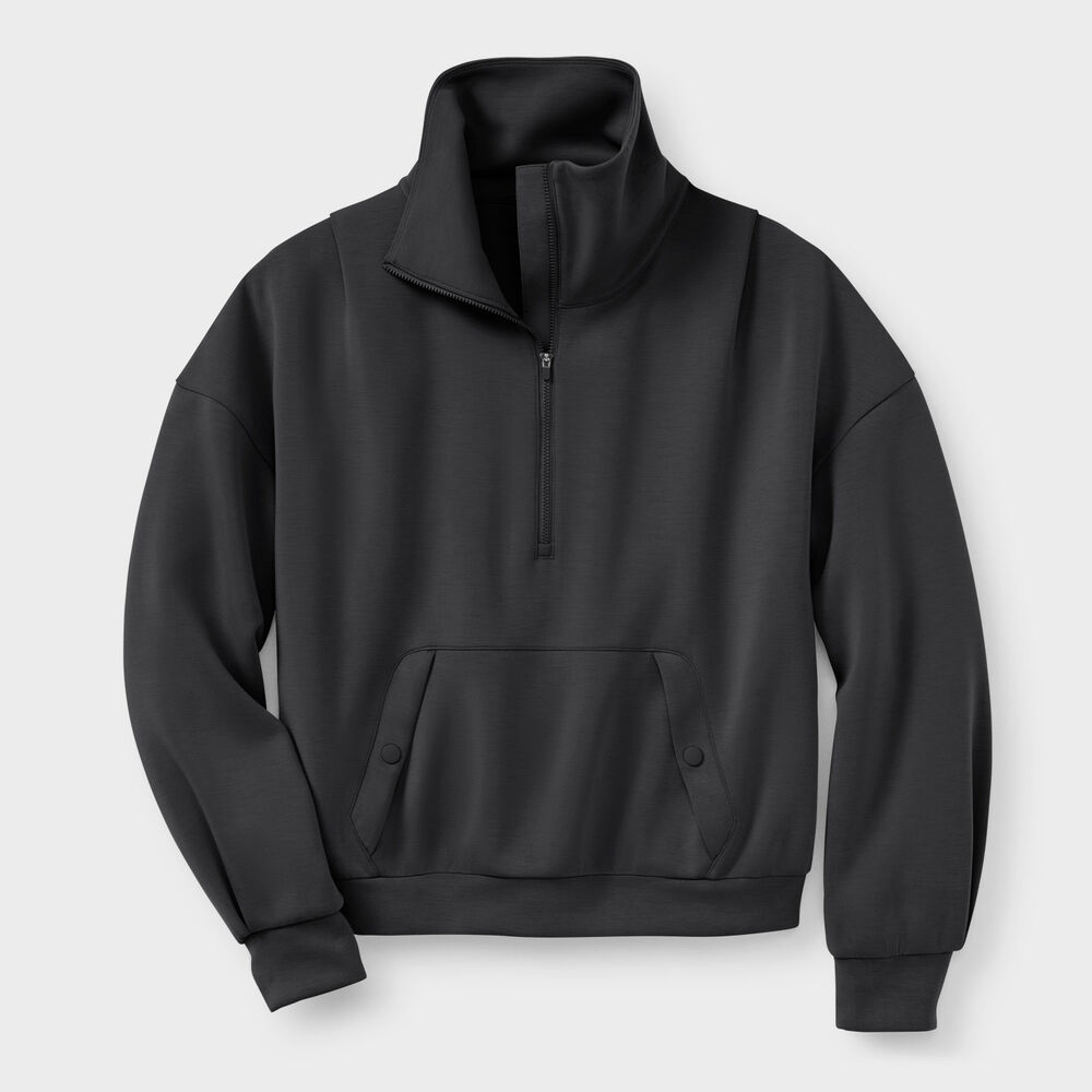 Women's Plus AKHG After Sweat Funnelneck Half-Zip Main Image
