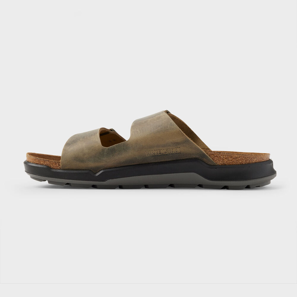 Men's Birkenstock Arizona Rugged Leather Sandals Main Image