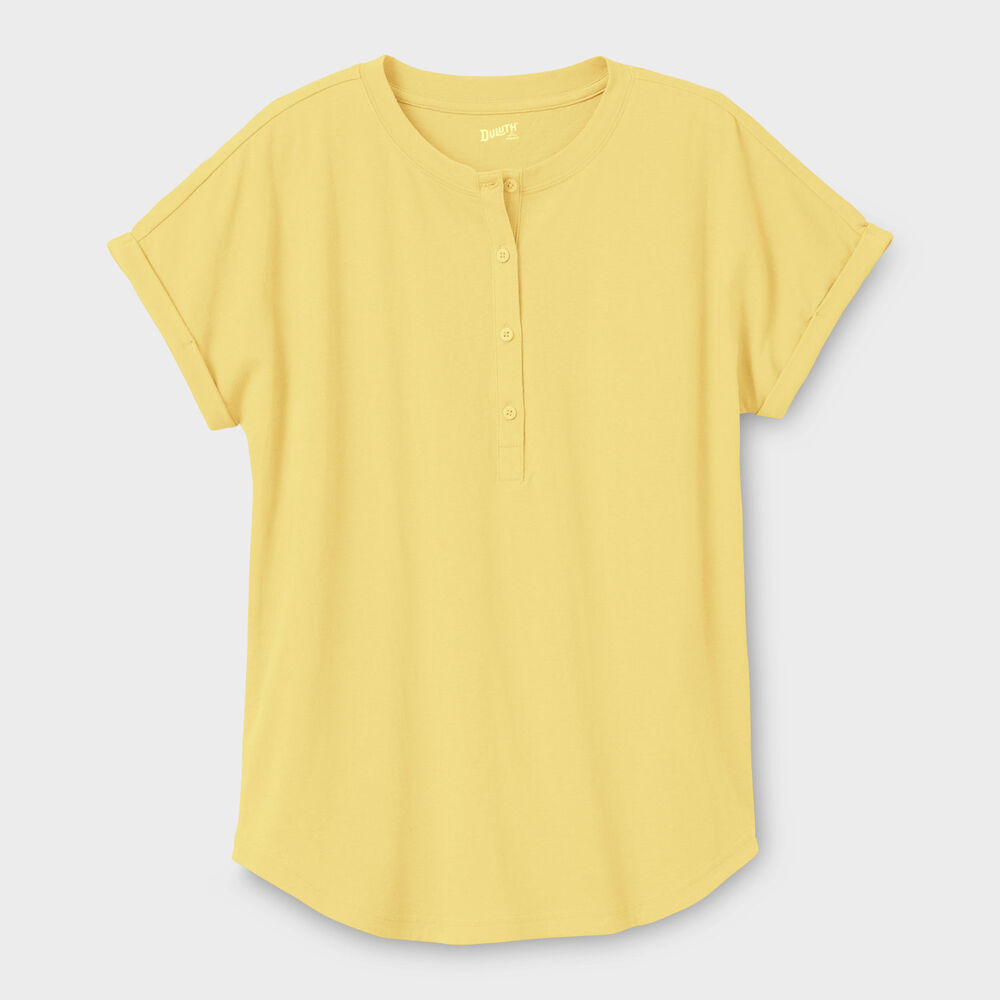 Women's Lightweight Longtail T Short Sleeve Henley FSU LRG Main Image