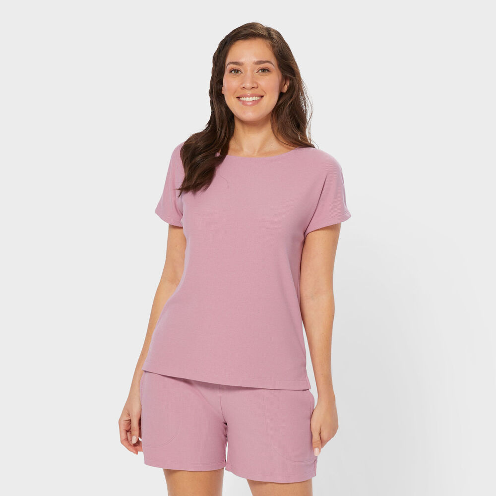 Women's Dang Soft Rib Boatneck Sleep Top Main Image