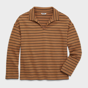 Women's Canal Park Terry Collared Long Sleeve