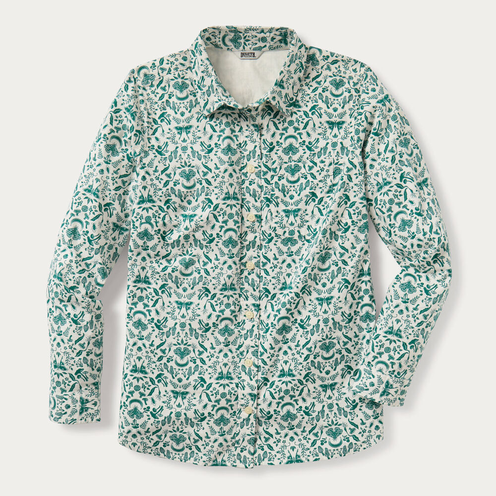 Women's Plus Chick-Nic Long Sleeve Shirt Main Image