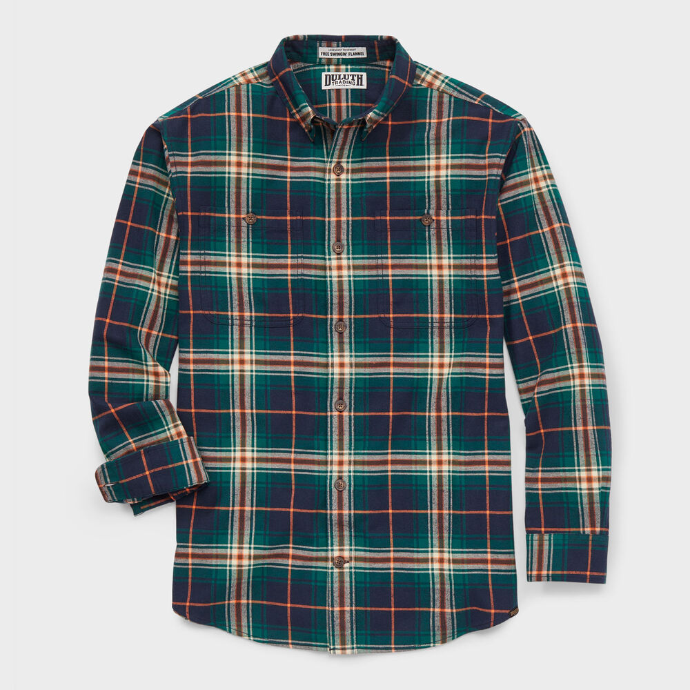 Men's Free Swingin' Flannel Relaxed Fit Shirt Main Image