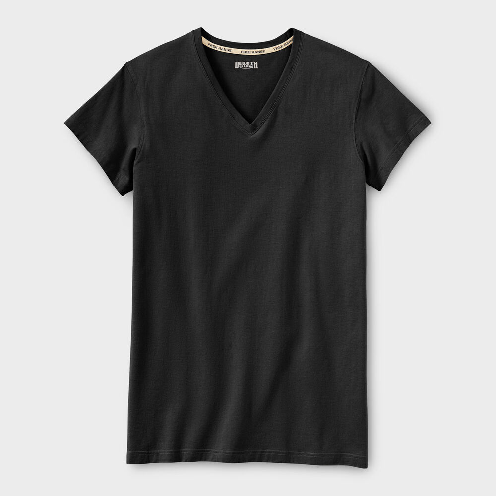 Men's Free Range Organic Cotton V-Neck Undershirt Main Image