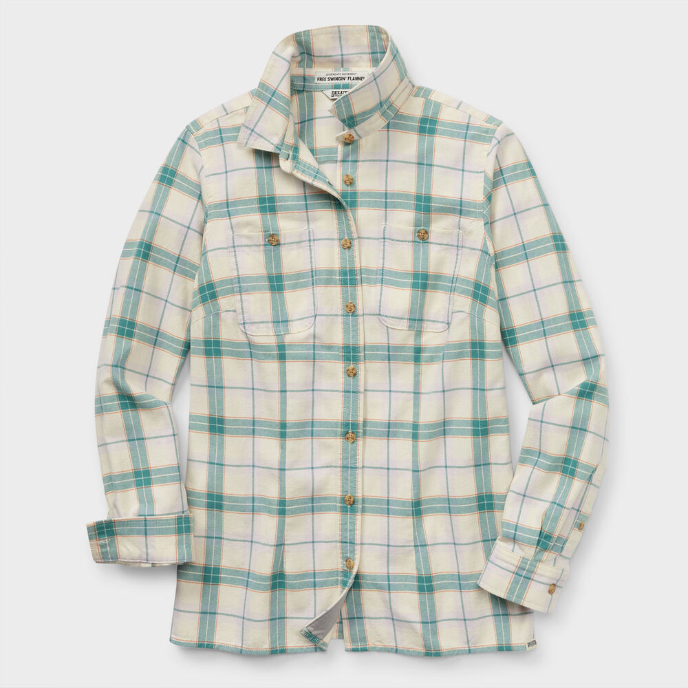 Women's Plus Free Swingin' Flannel Shirt ANA 4X Main Image
