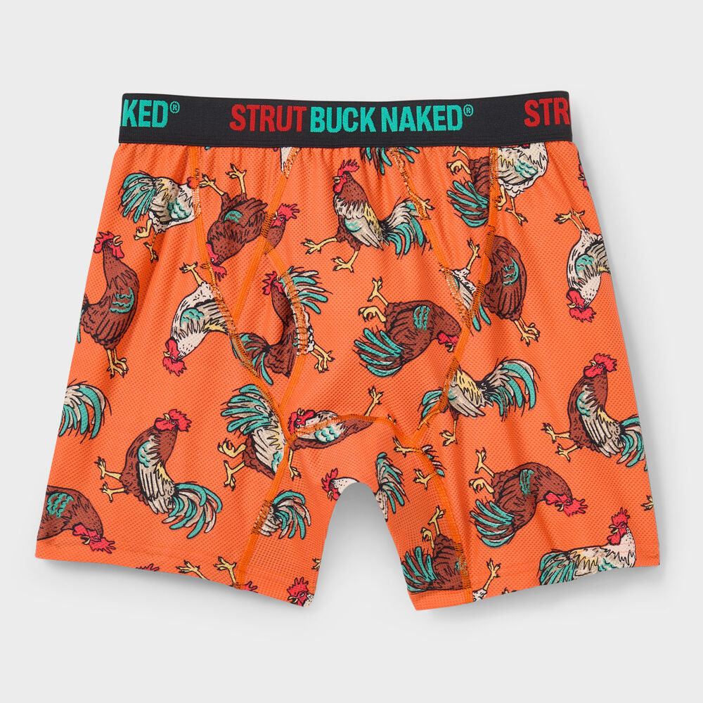 Men's Buck Naked Pattern Boxer Briefs Main Image