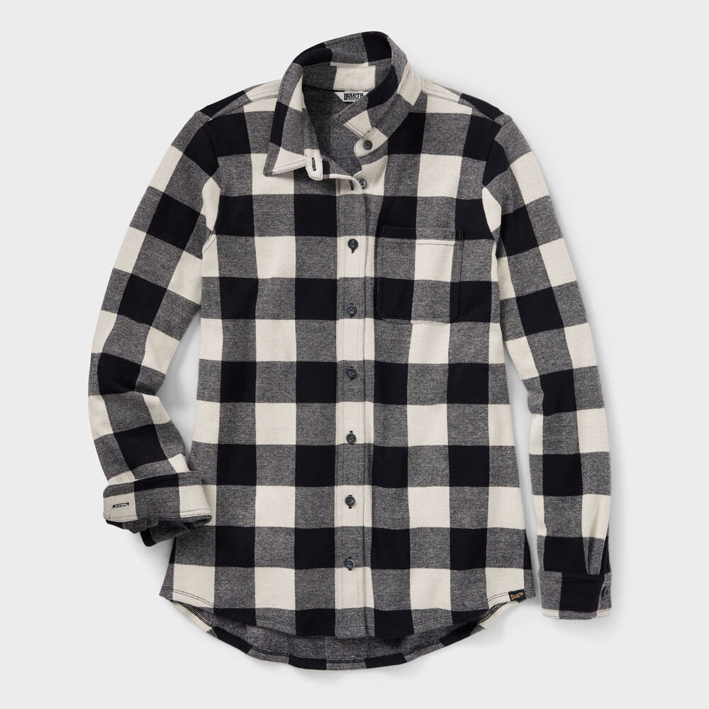 Women's T-Shirt Flannel Long Sleeve Shirt Main Image