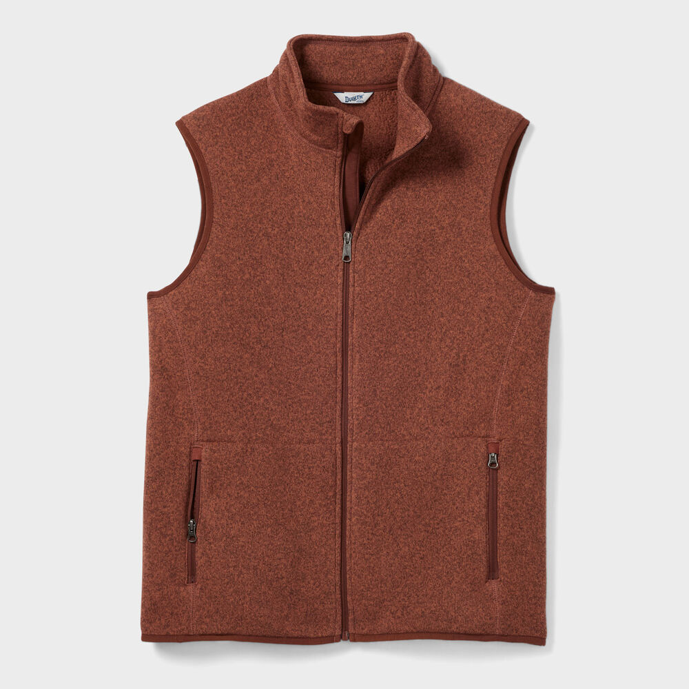 Men's Sweater Fleece Zip Vest Main Image
